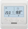 Wengart Innenthermostat WG806, AC230V 3A, Wochenprogrammierung 6 Zeiträume, LCD-Digitalanzeige, für Warmwasserbereitungssystem mit Kesselanbindungsfunktion, Weiß