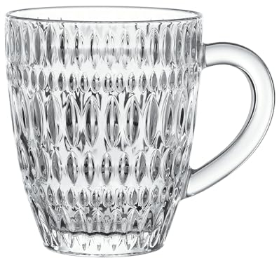 Spiegelau & Nachtmann, Ethno Barista 104908 - Juego de 2 tazas de café (cristal, 392 ml)