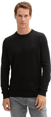 TOM TAILOR Pull pour Homme, 29999 - Noir., XL