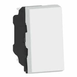 bouton poussoir - témoin - 1 module - blanc - legrand mosaic 077033l