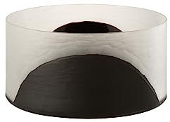 J-Line photophore Circulo Plat - Verre - Noir/Transparent