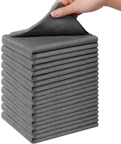 Vicloon Verdicktes magisches Reinigungstuch, 10 Stück 30x20cm Wiederverwendbare Mikrofaser Magisches Reinigungstuch Verdickt, Streifenfreies Wundertuch Für Geschirrtücher,Staub Lappen,Autos