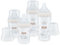 NUK Perfect Match Babyflaschenset | Ab 3 Monate | Passt sich dem Baby an | Temperature Control | Anti-Colic | 150 ml und 260 ml | BPA-frei | Silikontrinksauger | Regenbogen | 4 Stück