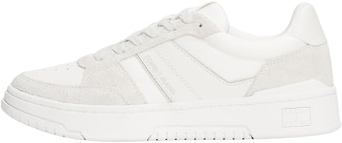 Tommy Jeans Uomo Sneakers con Suola Preformata Pods Profilo Basso, Grigio (Stratus Grey), 45