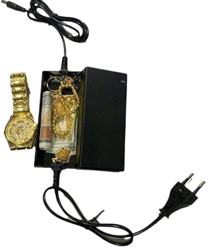 Hogvinnatil Cachettes sûres – Fausse prise de charge avec cachette secrète, compartiment pour argent et objets avec fausse poignée portable pour clés, tiroirs et bureaux