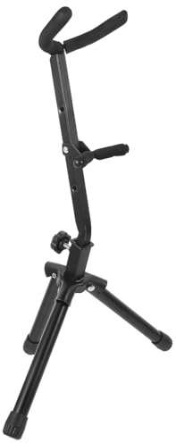 Didiseaon Portable Saxophone Stand Holder Instrument Support for Alto Tenor Soprano Sturdy Display Rack for Musicians Durable Floor Stand for Long Term Use