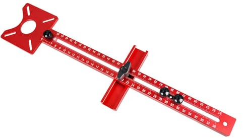 Dixhills Supporto per scanalature di fresatura 4 in 1 (metrico), router taglierina circolare regolabile, strumento Flip Board Trimming Machine per la lavorazione del legno.