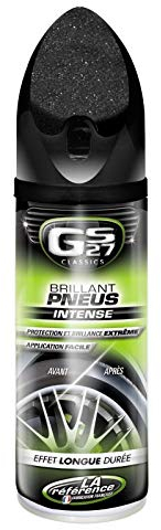GS27 - Brillant Pneus - Ravive et Protège les Pneumatiques - Brillance Intense - Applicateur Intégré - 400ml