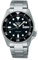 Seiko 5 Sports Unisex Armbanduhr Automatik Stahl/Schwarz SRPK29K1