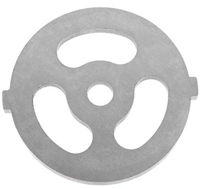 CARISSETT Meat Grinder Plate Net Knife, 3CR13 Stainless Steel, 55mm Diameter, Traditional, Grinder Part