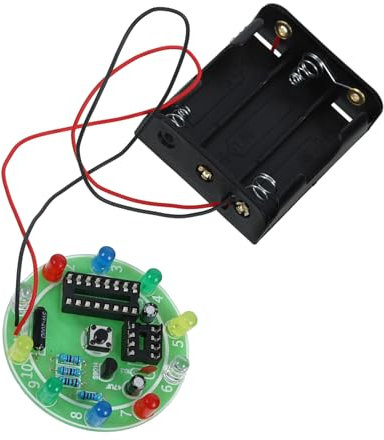 NIYANGLE Diy Electrical Circuit Experiment Kit for Boys and Girls Solder Practice Components Battery Holder Science Learning Toys for School Projects and Home Experiments