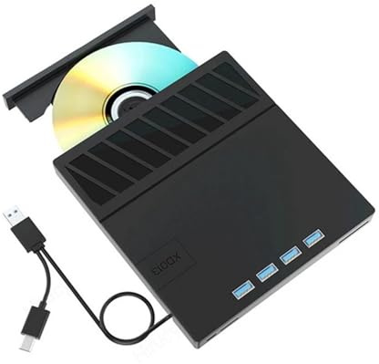 USB 3.0 Typ-C Multiplikations Extern Blu-ray Optisk Enhet CD/DVD/+RW Spelare Brännare Skrivare Läsare For Bärbar PC Kompakt Liten