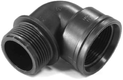 Dianhydro Gomito A 90 Gradi FILETTATO in PP 1 1/4