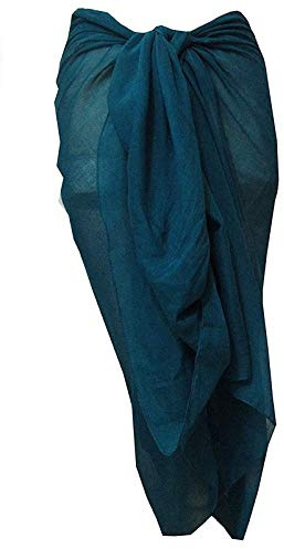 100% Cotton Extra Large Plus Size 200 x 110cm Sarong Beach Pareo Dress Wrap Swimwear Cover SACL Clothing