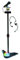 DEQUBE-Micrófono Karaoke de pie con Altura Ajustable-Incluye Bola de Luces Disco y Auricular-Conexión a Distintos Dispositivos Sonido -Tamaño 65-100cm (916D00037) negro