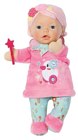 BABY born for babies Fee, Puppe mit weichem Körper und Fingertaschen in den Armen, 26 cm große Handpuppe, 834695 Zapf Creation