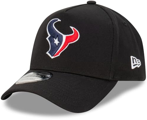 New Era Houston Texans NFL Evergreen Schwarz Verstellbare 9Forty A-Frame Cap - One-Size