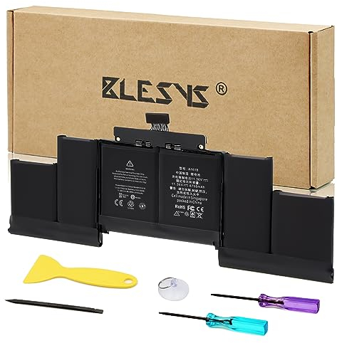 BLESYS A1618 Battery A1398 Laptop Replacement Battery for MacBook Pro 15 Retina (Late 2013 Mid 2014 2015) Series Notbook Fits A1494 [11.36V 8755mAh/99.5Wh]