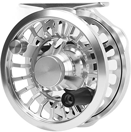 Topyond 3/4 wasserdichte Fliegenfischerrolle, Hochfeste, Leichte Fliegenrolle aus Aluminiumlegierung, Kommt Mit Aufbewahrungstasche, Geeignet Für Das Angeln Mit Mehreren Fischen
