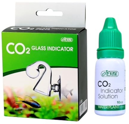 Finest-Filters CO2 Indicator Tester Aquarium CO2 Monitor Glass Drop Checker For Aquarium Fish Tank With CO2 Indicator Solution