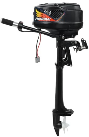 Moteur hors-bord électrique 48 V 1200 W 5 CV sans balais longue tige pour bateaux de pêche, bateaux en bois, bateaux en plastique, durable, puissant, jusqu'à 800 kg de poussée