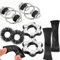 XPEX 8 Pièces Fidget Toys Set, Fidget Toys Anti Stress,Tdah Enfant Outils, Fidgets Anti Stress pour Adultes, Enfants, Tdah, Autisme (Noir) (Noir)