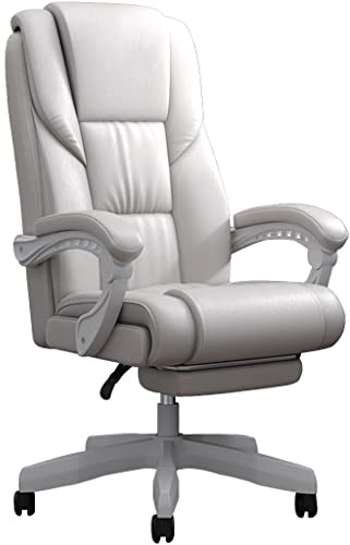 Silla ejecutiva de respaldo alto, silla de escritorio de oficina grande y alta, altura ajustable, inclinación y reposabrazos, silla de trabajo giratoria moderna, tela Nano Tech, diseño ergonómico para