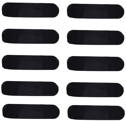 ANKROYU Cinta de Agarre para Monopatín Premium 10 Hojas Cinta de Agarre de Esmeril Antideslizante para Scooter Longboard 81 cm Cubierta de Doble Patada Patinadores Intermedios Avan (Borde redondo)