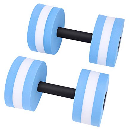 Vvikizy EVA Foam Hantel, 1 par Vattenhantlar för Bodybuilding Träning Fitness Aerobic Träning
