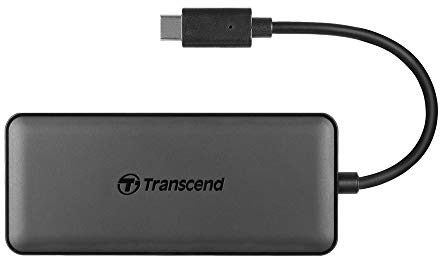 Transcend 6-in-1 Hub USB Type-C USB 3.1 Gen 2 diseñado para móviles, Tablets, laptops y nuevos MacBooks TS-HUB5C