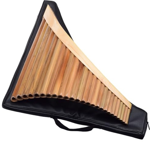 Panflöte Instrument 25-Pfeifen-Profi-Panflöte Raffiniertes Panflöten-Performance-Blasinstrument