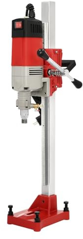 Dekltus 2300W Kernbohrmaschine, Betonkernbohrmaschine Maximale Bohrtiefe 80 cm, Kernbohrgerät Ø Bohrung: ca.0-165mm,740rpm - Bohrmaschine für Nass und Trocken