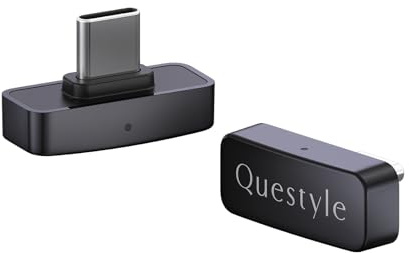 Questyle QCC Dongle Pro USB-C Bluetooth Adapter, Bluetooth 5.4 Audio Adapter with LDAC,aptX Lossless& aptX-Adaptive, Wireless Lossless Transmitter to Connect Wireless Headphones & Earbuds