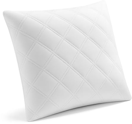 Guanciale in Memory Foam - Fiocchi di Schiuma a Memoria di Forma – Ergonomico e Confortevole e Traspirante per un Sonno Rigenerante – Rivestimento in Microfibra – Certificato OEKO-TEX (60 x 60 cm, 2