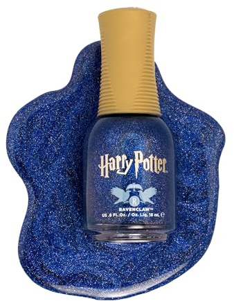 Orly x Harry Potter Prisma Nail Polishes | Enchanting Gryffindor, Ravenclaw, Slytherin & Hufflepuff House Colors | Shimmery Nail Lacquers that Glitter and Glow 0.6fl oz (Ravenclaw)