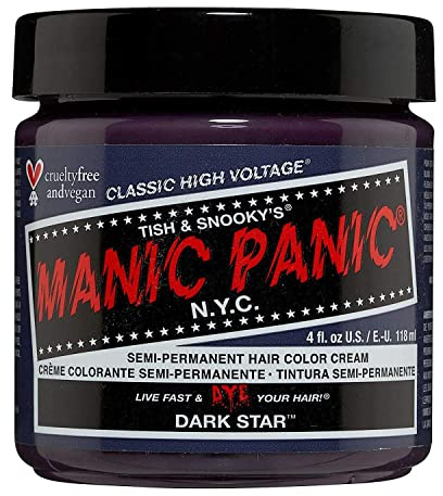 Manic Panic - Dark Star Classic Creme Vegan Cruelty Free Semi Permanent Hair Dye 118ml