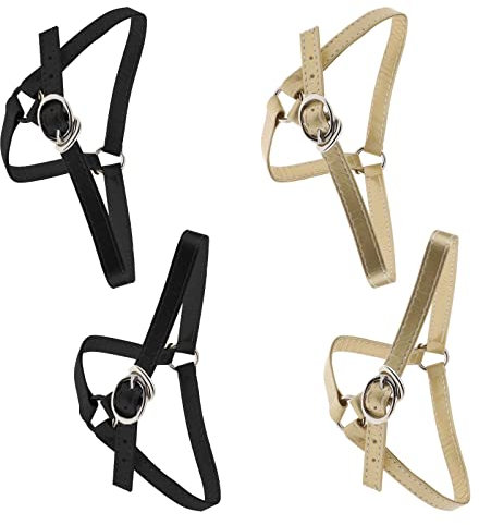 VGOL 2 paires Sangles de Chaussures Détachables Sangles de Cheville Antidérapantes Sangles de Talons Hauts Détachables pour Femmes Accessoires de Chaussures de Lacet Anti-lâche