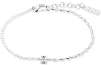 JETTE Damen-Armband 925er Silber 8 Zirkonia One Size, Silber 32025943