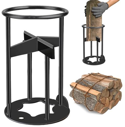 Divisor de madera para leña, cortador de leña, manual rápido, herramienta de división de madera portátil, divisor de leña, divisor de madera de hierro fundido, cortador de mano, divisor de troncos