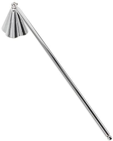 Luxshiny Spegnicandele in Acciaio Resistente alla Ruggine Portatile per Uso Domestico Strumenti per Candele Spegnicandele Manico