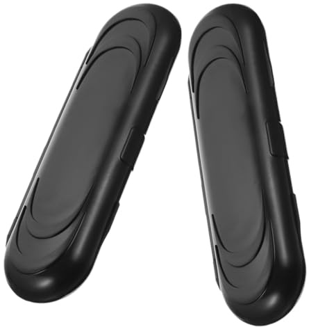 MOTHNUR Custodia Rigida per Punte di Freccia in Plastica Nera, Organizer Portatile da 2 Pezzi per Trasporto e Protezione, Scatola Multiuso per Casa e Viaggi