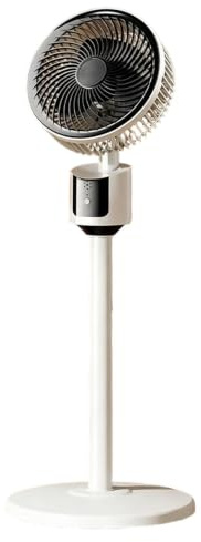 Stående fläkt – 80 cm USB-driven stor golvfläkt, kraftfull kylning för hem, vardagsrum och kontor, kraftig luftcirkulator för studentboende, bärbar inomhus utomhus camping tältenhet