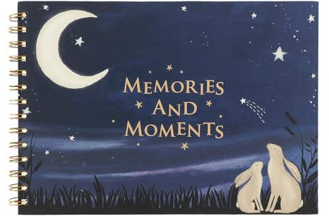 Unique Multicolor Baby Memory Book Milestones - 19x28 Centimetres - Beautifully Crafted Keepsake Album - Sentimental Baby Shower Book for New Parents