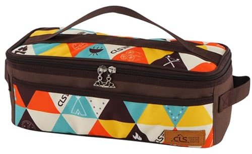 Azarxis Bolsa Organizadora de Utensilios para Acampar Bolsa de Almacenamiento de Viaje Portátil Estuche Pequeño para Guardar Cubiertos Accesorios Digitales Cosméticos