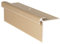 90 cm Treppenprofil CLASSIC 7 mm - Treppenkantenprofil für Treppenverkleidung und Treppenrenovierung - Farbe: Messing