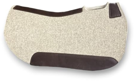 5 Star Equine Round Skirt Saddle Pads (3/4 inch) Color Natural Size 30 x 28