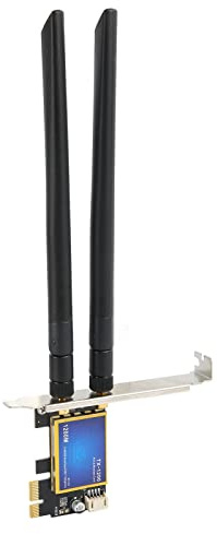 DAUERHAFT Scheda WiFi PCIE wifi card Adattatore WiFi Wireless 1200 Mbps 2 . 4G 5G Dual Band IEEE 802 . 11ac per Desktop wifi card Netzwerkkarten