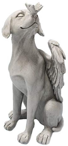 Estatua de ángel para perro, marcador conmemorativo de tumba, piedra antigua, resina, adorno de jardín, adornos para dormitorio