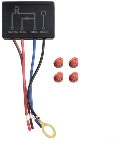 Oniissy Touch Light Switch,Table Lamp Dimmer,Control Module,Sensor Switch, Touch Dimmer Switch Module for Table Lamp, 3-Way Control, Compatible with Incandescent & LED Lights
