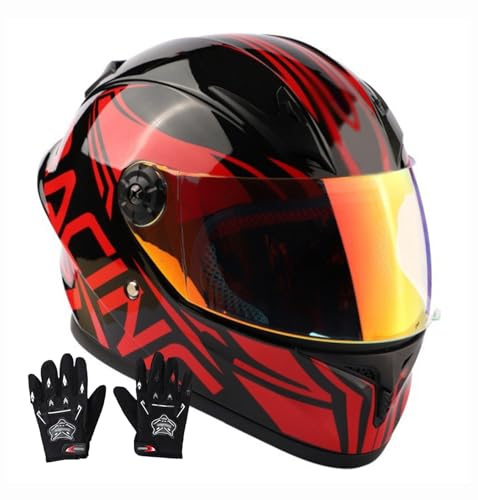 Casco Integral De Motocross Para Niños, Homologado Por La ECE, Para Jóvenes, Para Motocross, Todoterreno, Karts, Scooter, Motocicletas De 3 A 12 Años. 12,L/(51~52cm)